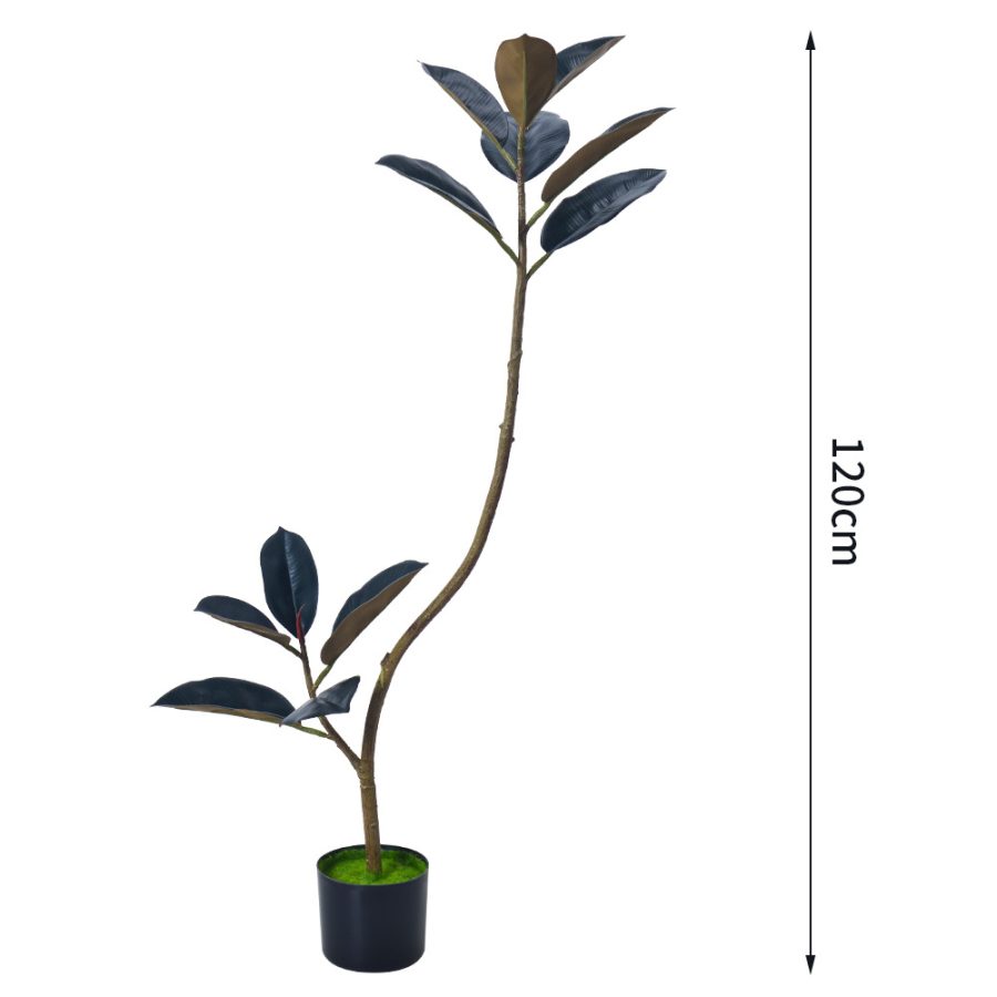 Artificial Black Rubber Tree