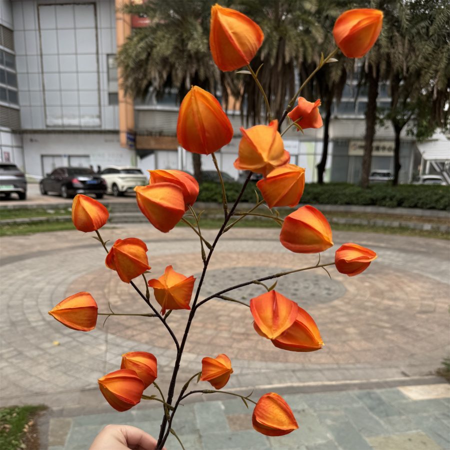 Upright&Trailing Style | Artificial Physalis Branches