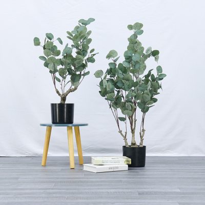 Artificial Potted Eucalyptus Tree