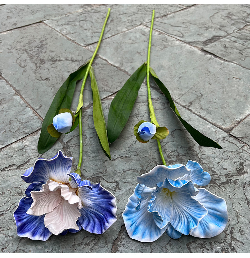 2-Bloom EVA Iris Stems| Realistic Texture