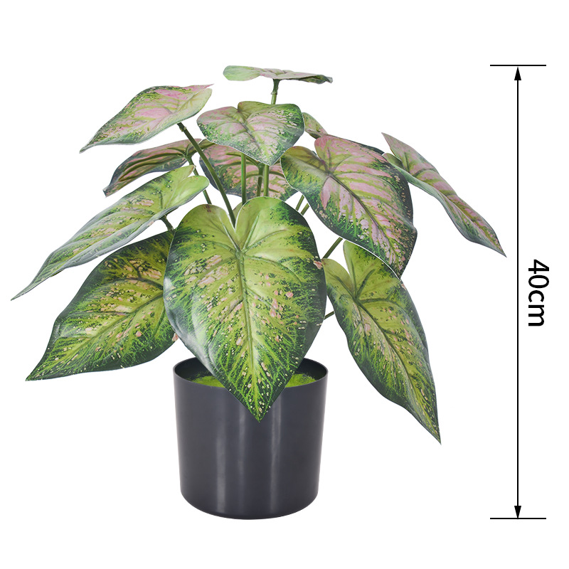Artificial Caladium Bicolor