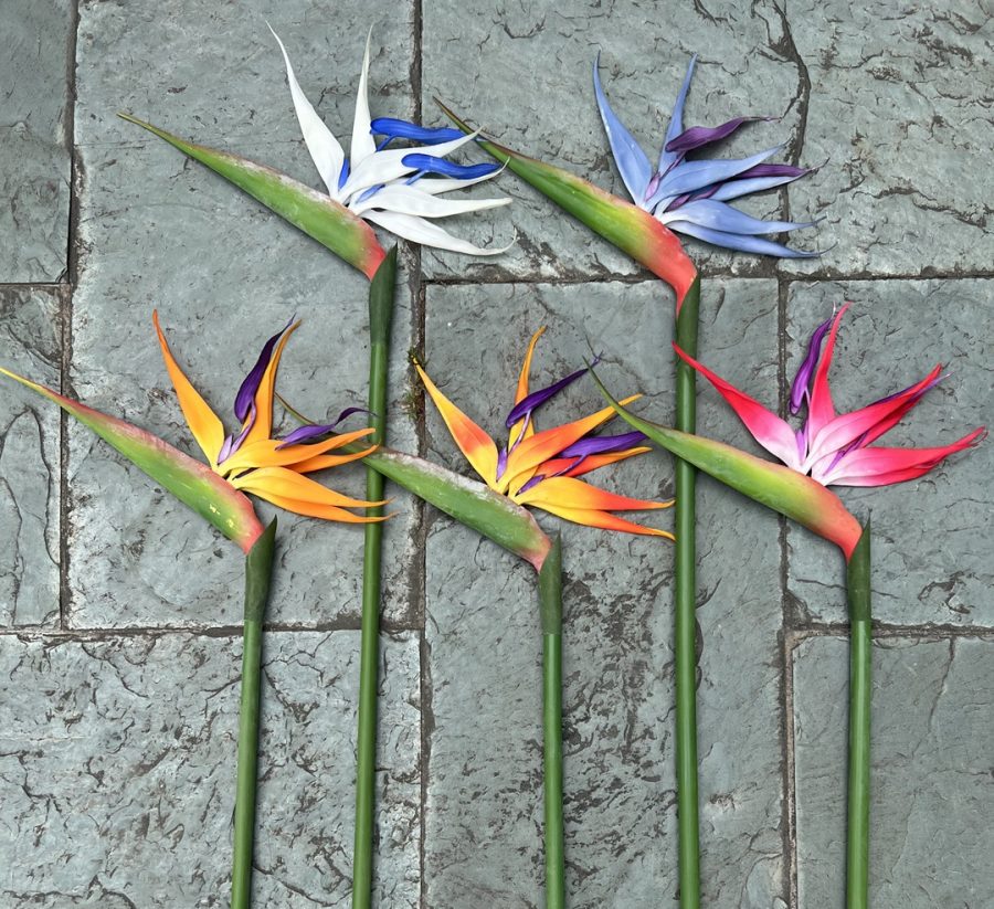 5 Color Options| Real Touch Artificial Bird of Paradise