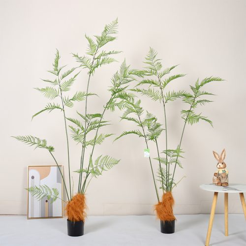 Artificial Golden Tree Fern