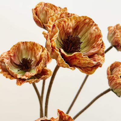 O1CN01cgVpMl1mXZ7WWfY27_!!2212877874964-0-cib Twin-Flower Tactile PU Poppy Artificial Flower