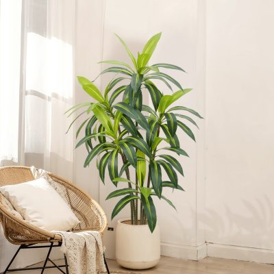 Faux Dracaena Fragrans/ Corn Plant