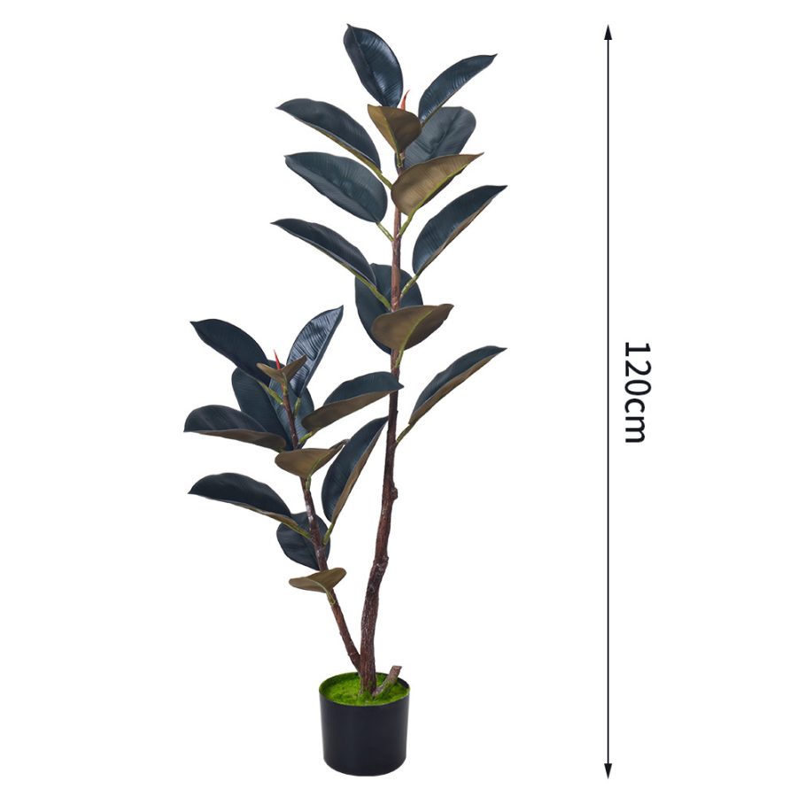 Artificial Black Rubber Tree