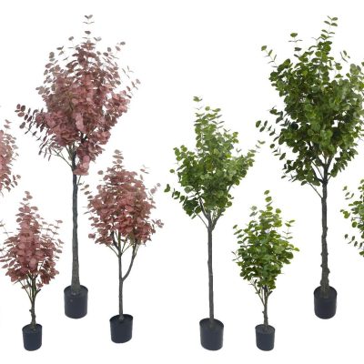 Artificial Potted Eucalyptus Tree
