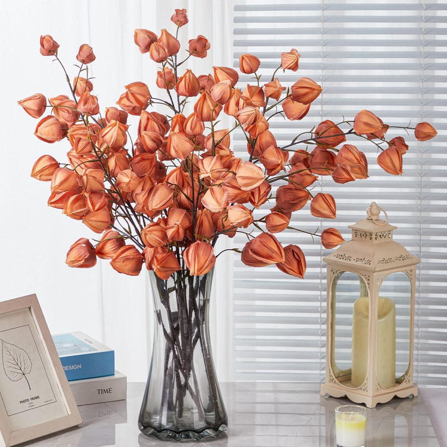 Upright&Trailing Style | Artificial Physalis Branches