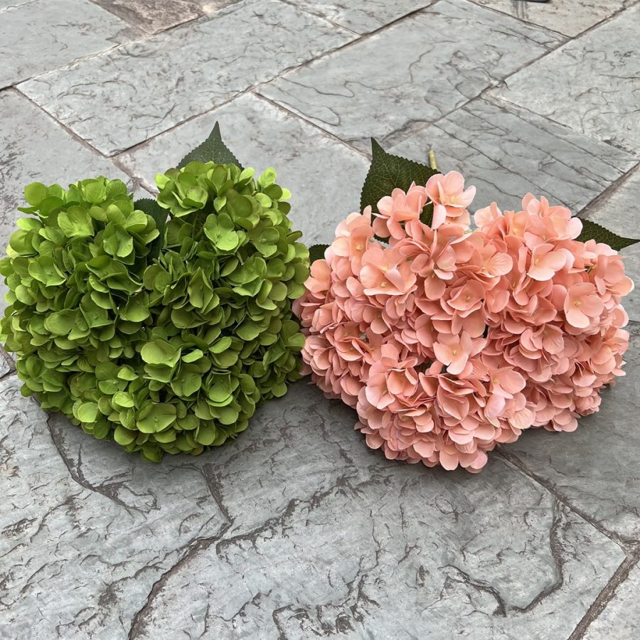 Budget-Friendly| 5-Bloom Silk French Hydrangeas