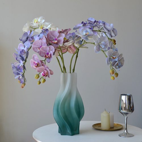 9-Bloom 3D Real-Touch Moth Orchids