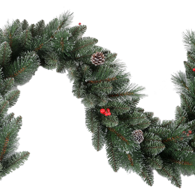 XUR0612-134T Pine Cone Garland Wreath - Personalized Decor & Adjustable Length