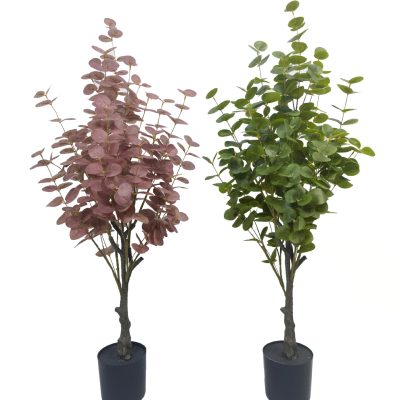 Artificial Potted Eucalyptus Tree