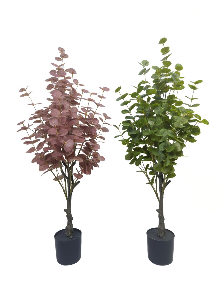 Artificial Potted Eucalyptus Tree