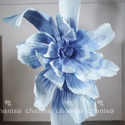 Gradient-Colored Oversized Paper Florals