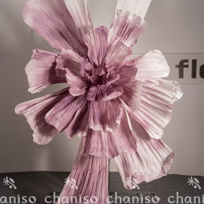 Gradient-Colored Oversized Paper Florals