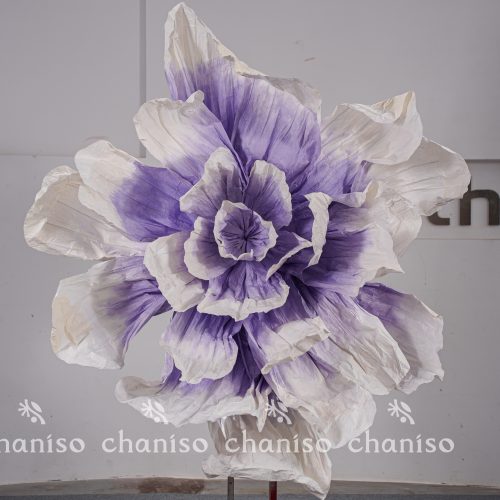 Gradient-Colored Oversized Paper Florals