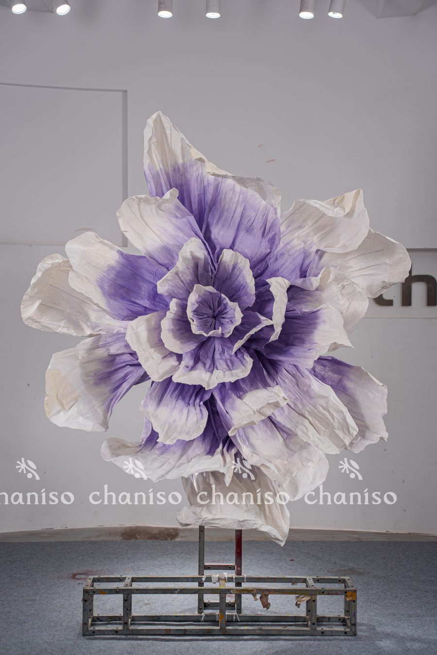 Gradient-Colored Oversized Paper Florals
