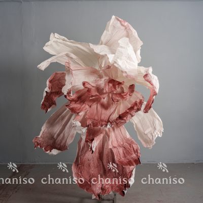 Gradient-Colored Oversized Paper Florals