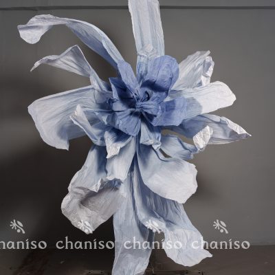 Gradient-Colored Oversized Paper Florals